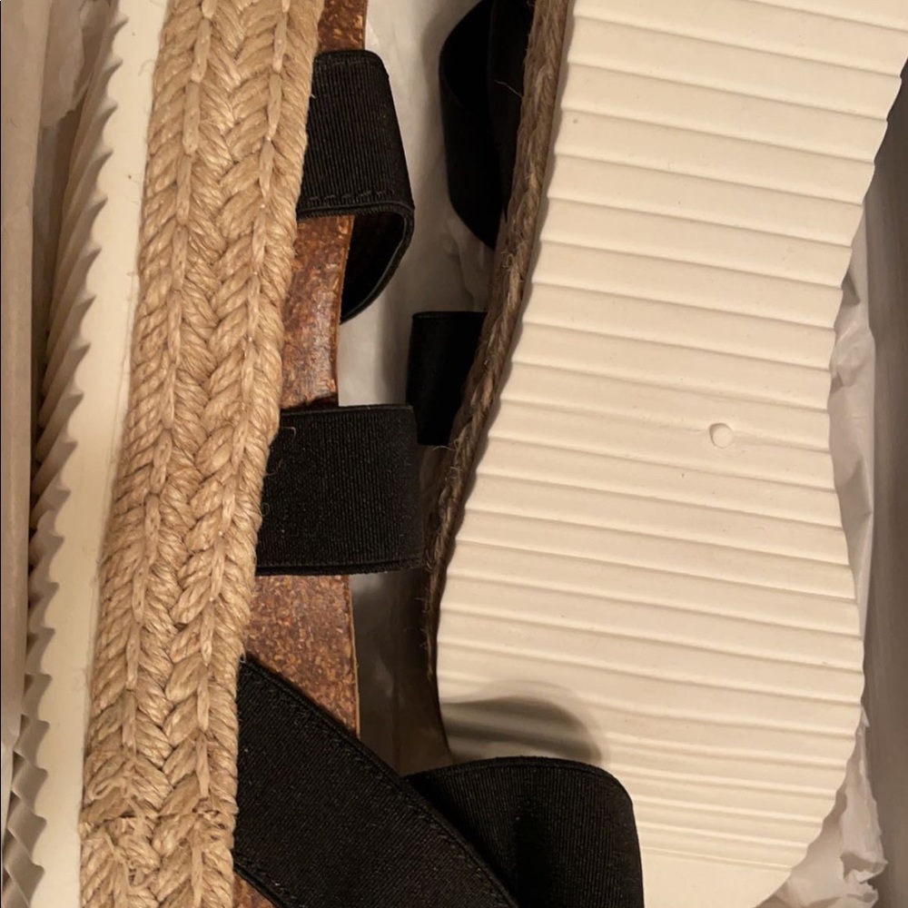 Steve Madden Kimmie Black Sandals Womens Size 7